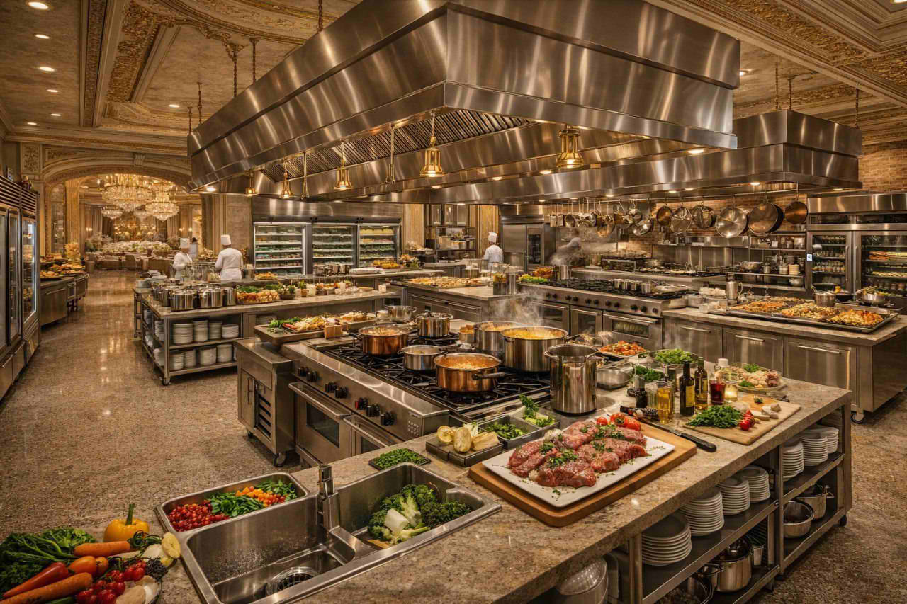 تجهیزات آشپزخانه تالار